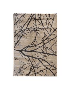 Carpet Style, modern, frieze, brown/black, 160x230 cm