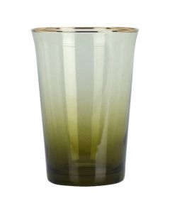 Water glass, glass, gold tint, 290 ml