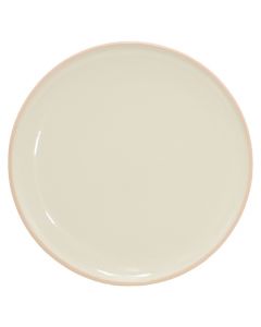 Serving plate Asma, ceramic, beige shade, Dia.27 cm