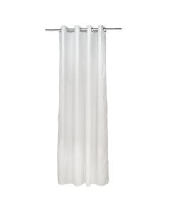 Veil curtain with rings, 76% polyester / 24% cotton, cream, 150x260 cm