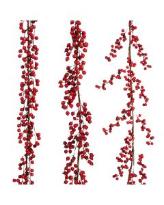 Decorative string, PVC, Red, 180 cm