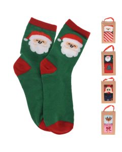 Socks, polyester, green, nr 40