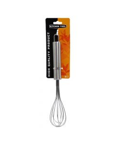 Whisk, stainless, silver, 24 cm