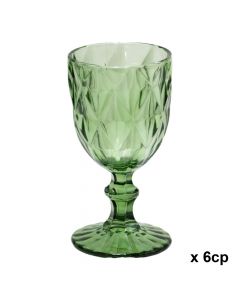 Gotë vere (PK 6), qelq, jeshile, 8x15 cm