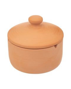 Cozy ashtray, ceramic, brown, Dia.12.5xH11.2 cm