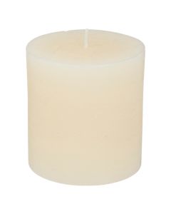 Olia cylindrical candle, paraffin, Ivory, Dia.6.7xH7 cm