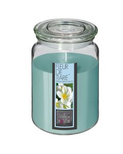 Arcomatic candle Nina, paraffin/glass, turquoise green, Dia.10xH14.5 cm / 510 gr