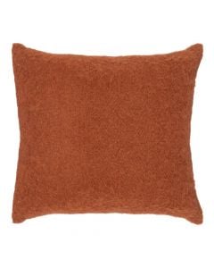 Eff Mohair Decorative pillow, polyester, ground brown, 45x45 cm