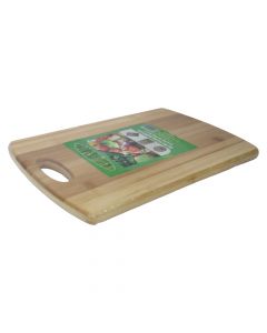Cutting board, bamboo, brown, 23x35 cm
