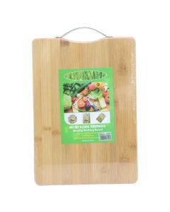 Cutting board, bamboo, brown, 24x34 cm