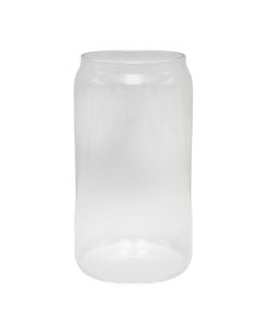 Glass for water/fluid, glass, transparent, H14 cm / 550 ml
