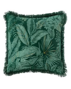 Këllëf jastëku Jungle Embro, pambuk, jeshile, 40x40 cm