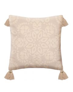 Embrod Night decorative pillow, cotton/acrylic/polyester, Ivory, 40x40 cm
