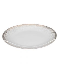 Pjatë servirje Sublima, porcelan, e bardhë, Dia.27 cm