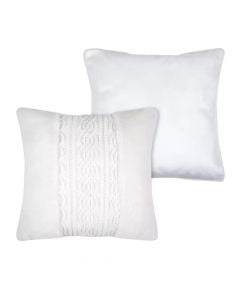 Alaskan décor pillow, polyester, neutral white, 45x45 cm