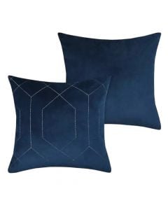 Garmo décor pillow, polyester, dark blue, 40x40 cm