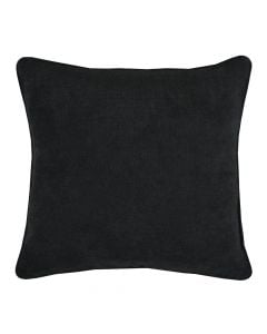 Grammont décor pillow, polyester, black, 45x45 cm