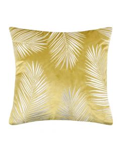 Decorative pillow Ibarra, polyester, mustard, 45x45 cm