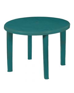 Tavolinë rrethore Roma, plastike, jeshile, Dia.89xH72 cm