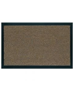 Dakota door mat, polypropylene/vinyl, beige, 40x60 cm, 6 mm, 2.35 kg/mt2