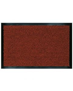 Nevada doormat, polypropylene/vinyl, crimson, 40x60 cm, 5.5 mm, 2.35 kg/mt2