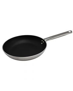 Induction deep pan with anti-adhesion layer, Size: 28 x 6.5 cm, Color: Silver, Material: Aluminium
