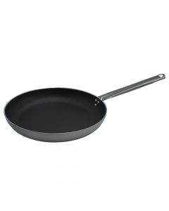 Induction shallow pan with anti-adhesion layer, Size: 32 x 5 cm, Color: Silver, Material: Aluminium