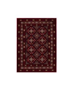 Dubai carpet, polyester, claret red, 133x190 cm