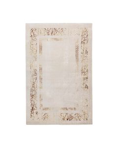 Tapet Lowa, modern, poliestër, pana/mustardë, 133x190 cm