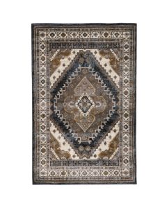 Darly carpet, polypropylene, blue/brown/beige, 200x300 cm