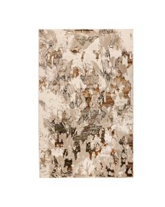 Derben carpet, polypropylene, cream/beige/gold, 160x230 cm