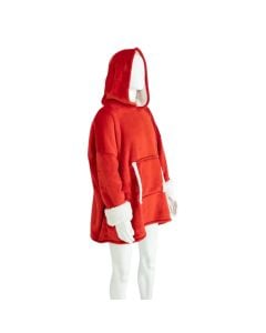 Hoodie Christmas shirt, red color, universal size, W85xH118 cm