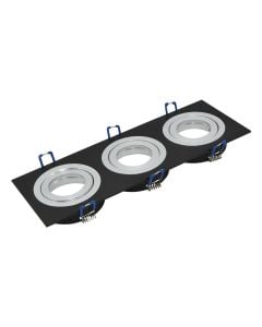 Spot rrethor, Beghler, 3xGU5.3/GU10, alumin/PMMA, L17.2xW9.2xD2.4cm