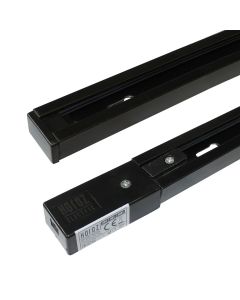 Rails for spots, shop line, L 2m, Aluminum, black color