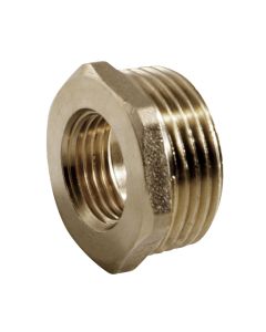 Brass Threaded Reducing M-F bushing 1/2"x3/8"