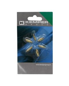 Brass soldering tips suitable for solders 6pc