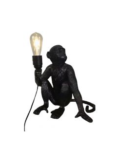 Decorativ wall lamp, monkey shape, 1x40 W, E27, 30x30x30 cm, resin