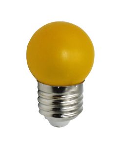 Decorative lamp, LED, 0.3 W, E27, 220 V, yellow light