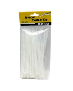 Cable tie, 3.6x150 mm, nylon, white