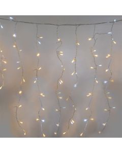 Perde dekorative me 900 drita LED, 300x300 cm, 3000-6000 K, 40% flash, kabëll transparent, IP44, per ambiente te jashtme