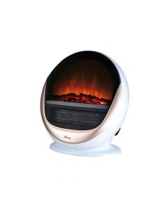 Electric Heater, Niklas, fire effect, 750/1500 W, 2 heating lavels, 24x31xH34 cm