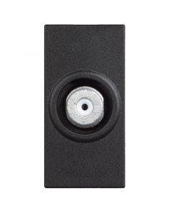 Classia, TV outlet, Type F, black