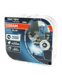 Llambë makine, Osram, H4, 60/55 W, 12 V, Cool Blue 4200 K, 2 cop/pako