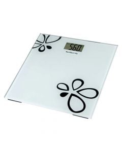 Digital Weight Scale, 100gr - 180kg max, kg, lb, St, 1xCR2032, tempered glass, 2x30x30 cm