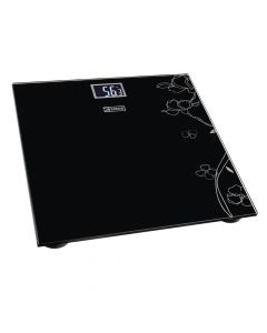 Digital Weight Scale, Emos, 100gr - 180kg max, kg, lb, St, 1xCR2032, tempered glass, 2.5x28.4x28.4 cm