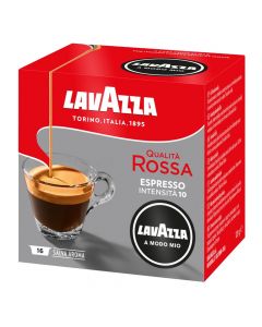 Kapsula kafeje, Lavazza Qualità Rossa,  100 % Arabica, aromë: karamel/cokollate, 7.5x16 gr, 16 cop