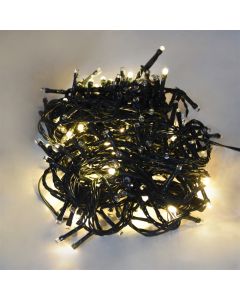 LED lighting range, 10m, 5cm space between LEDs, +3 m Cable, 6W, 31V, IP44, 200L, 3000K All Flash, Green cable