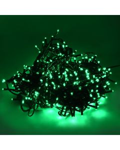 Varg ndriçimi LED, 22.5m,, 5mm hapsire ndermjet LED, +3 m Kabull, 12W, 31V, IP44, 450L, jeshil, Kabull jeshil