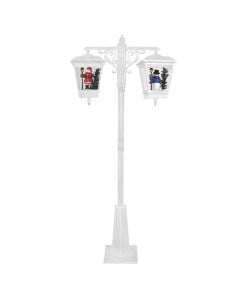 Ndricues dekorativ shtylle, Xmas, LED, I bardhe,  80x40x180