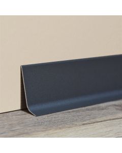 Batiskop alumini, 2000x80 mm, ngjyrë tymi, me finiturë guri